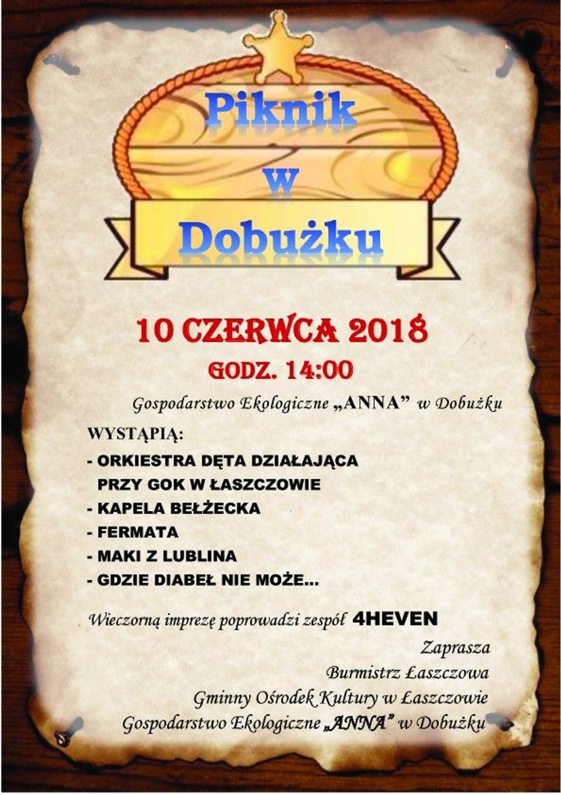 Gm. Łaszczów: Piknik w Dobużku Gm. Łaszczów: Piknik w Dobużku