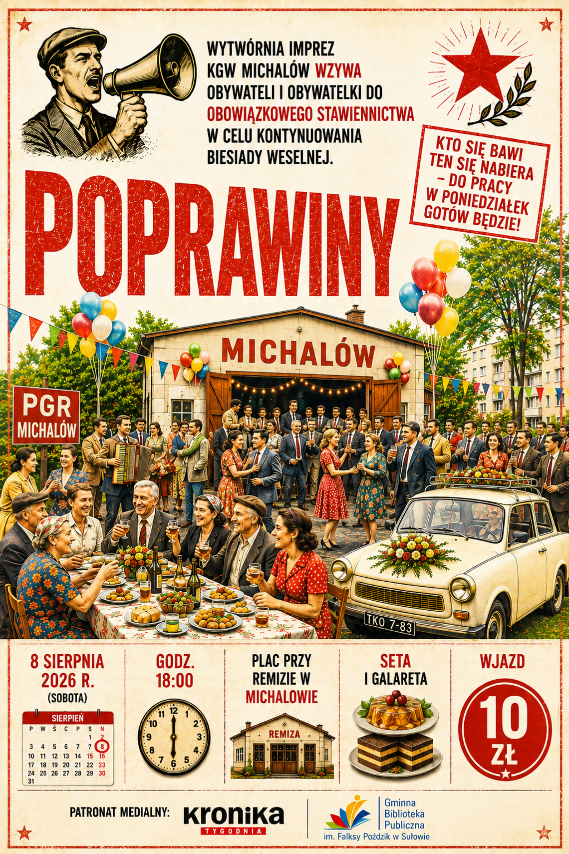 Gm. Sułów: KGW Michalów urządza poprawiny Gm. Sułów: KGW Michalów urządza poprawiny