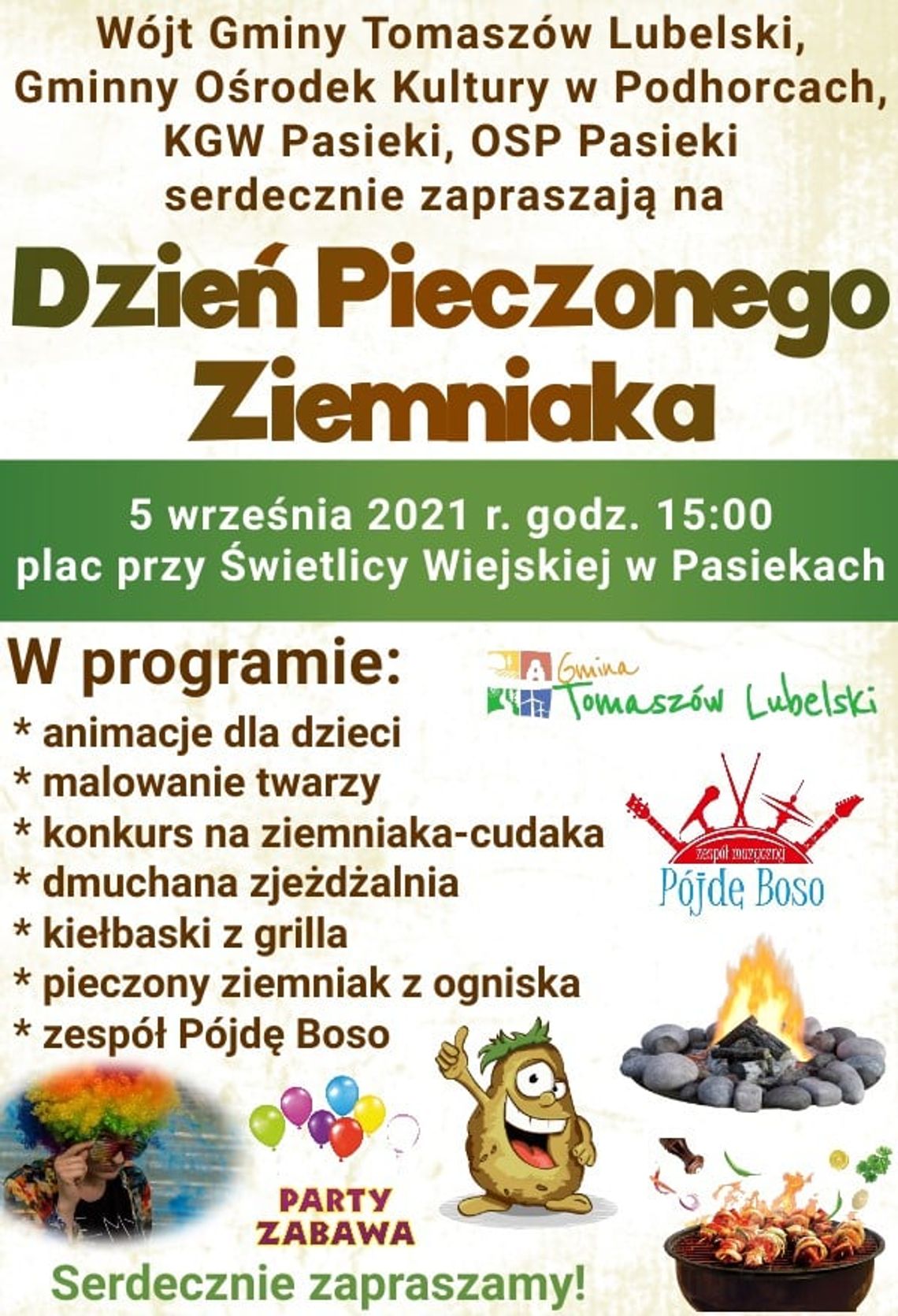 Gm. Tomaszów Lub.: Dzień Pieczonego Ziemniaka Gm. Tomaszów Lub.: Dzień Pieczonego Ziemniaka