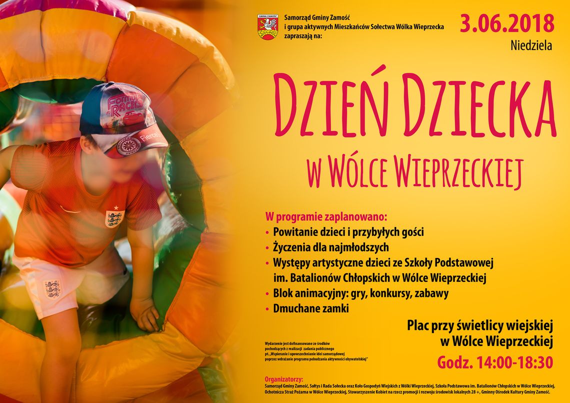 Gm. Zamość: Dzień Dziecka w Wólce Wieprzeckiej Gm. Zamość: Dzień Dziecka w Wólce Wieprzeckiej