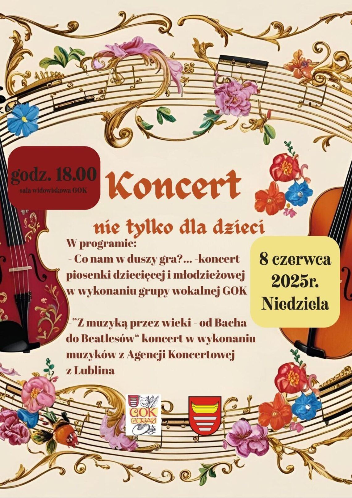 Goraj: Koncert nie tylko dla dzieci