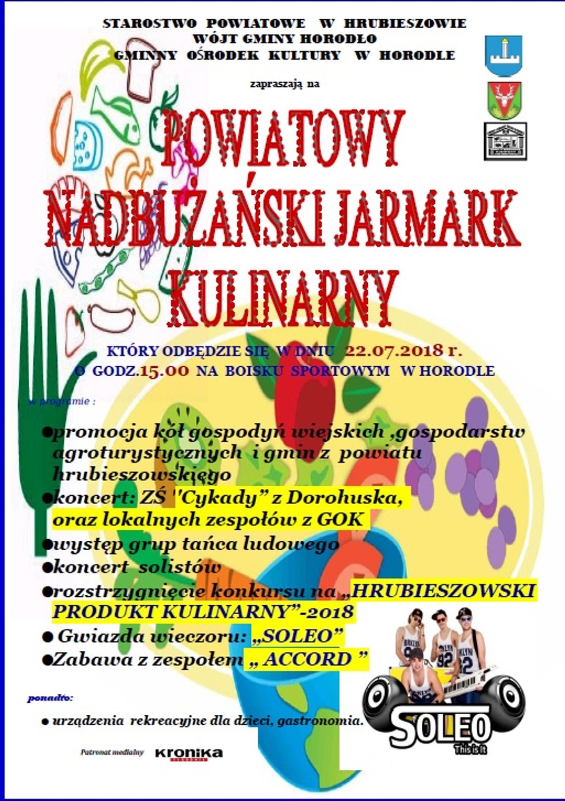 Horodło: Powiatowy Nadbużański Jarmark Kulinarny