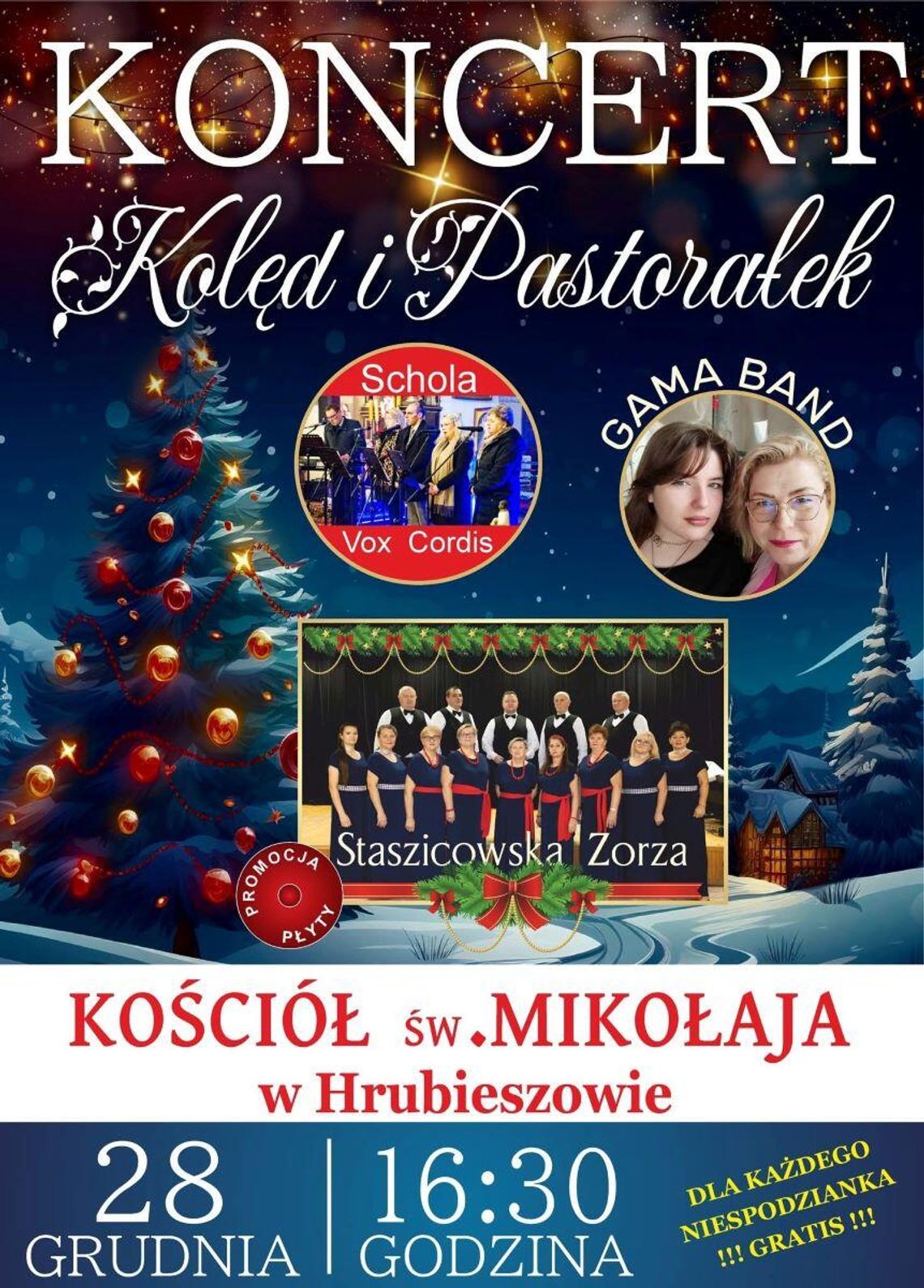 Hrubieszów: Koncert Kolęd i Pastorałek