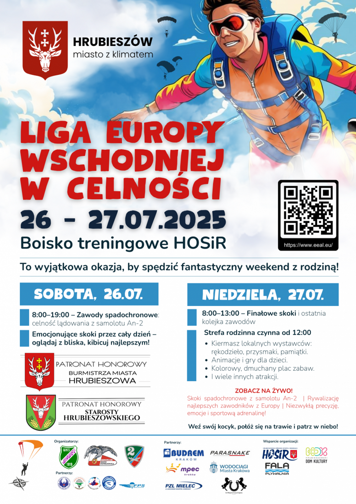 Hrubieszów: Liga Europy Wschodniej w Celności Skoków Spadochronowych