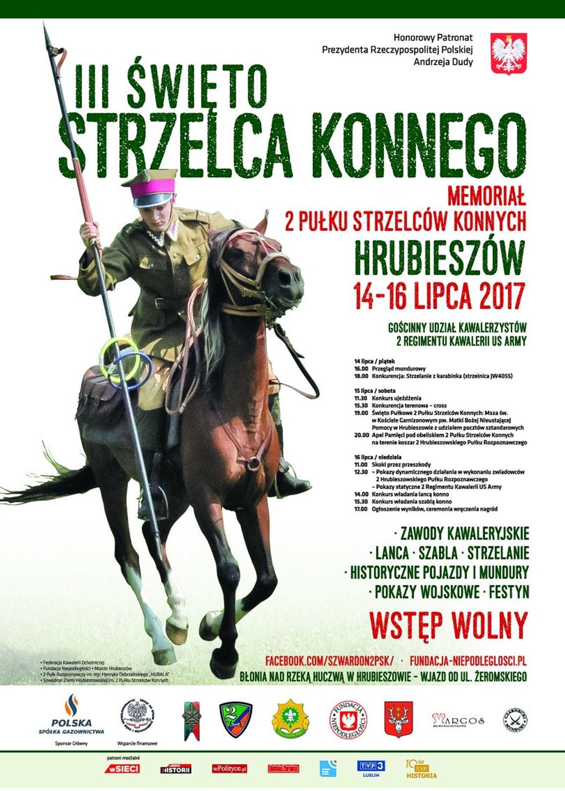 III Święto Strzelca Konnego - Hrubieszów 2017