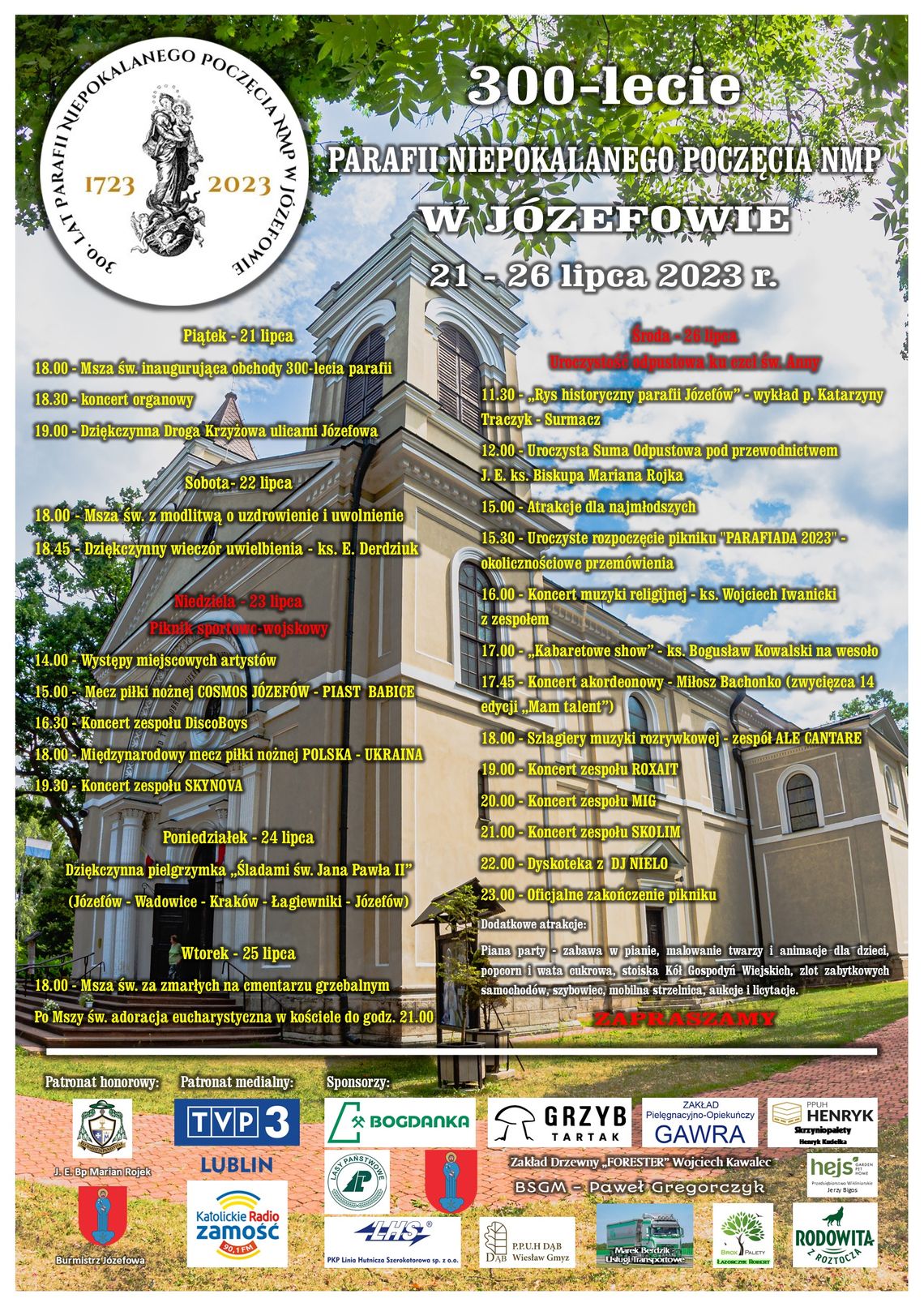 Józefów: 300 lat parafi