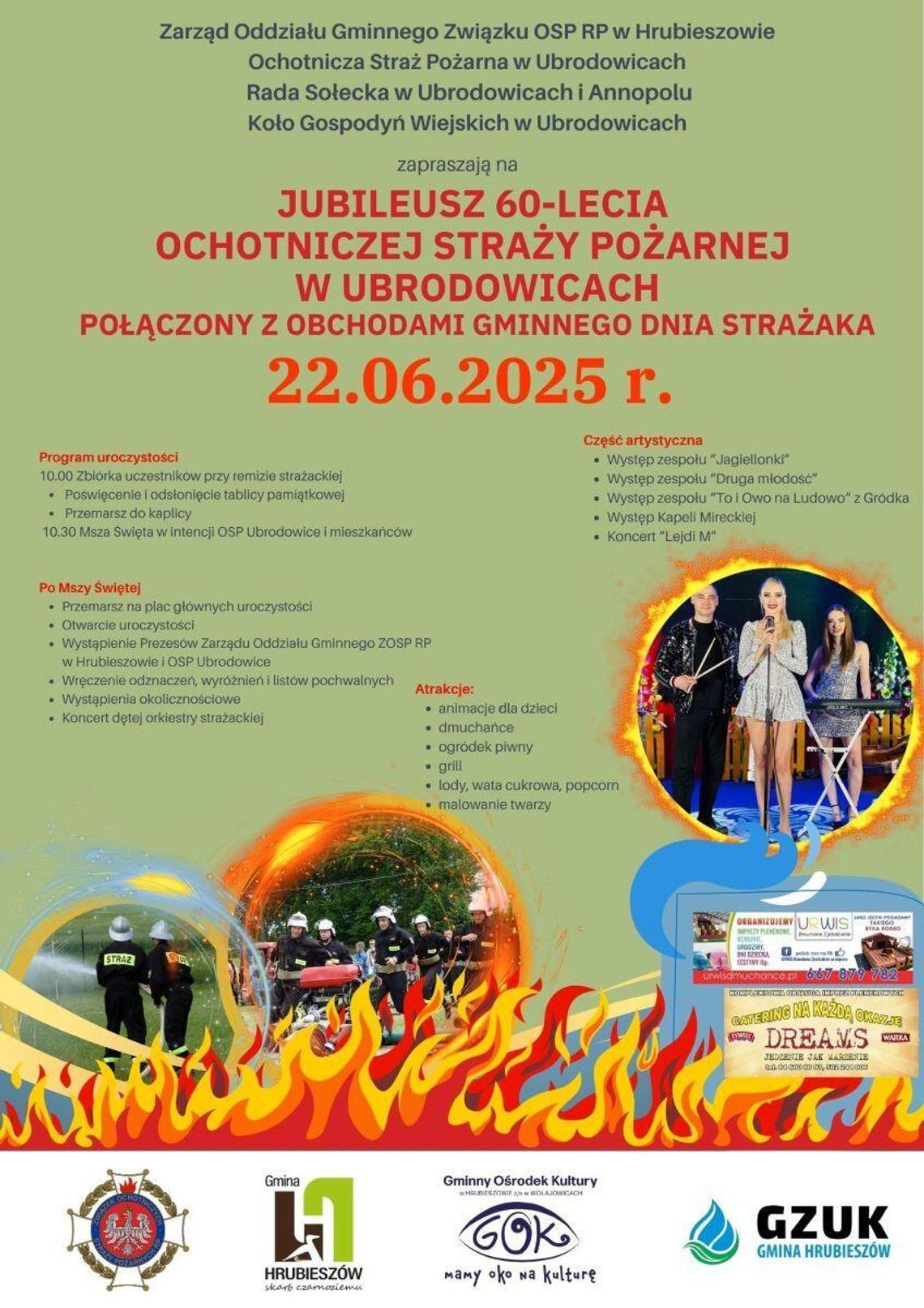 Jubileusz 60-lecia OSP Ubrodowice i Gminny Dzień Strażaka