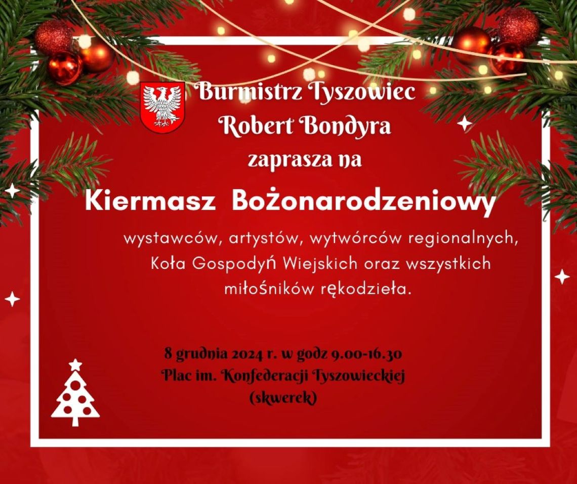 Kiermasz Bożonarodzeniowy w Tyszowcach