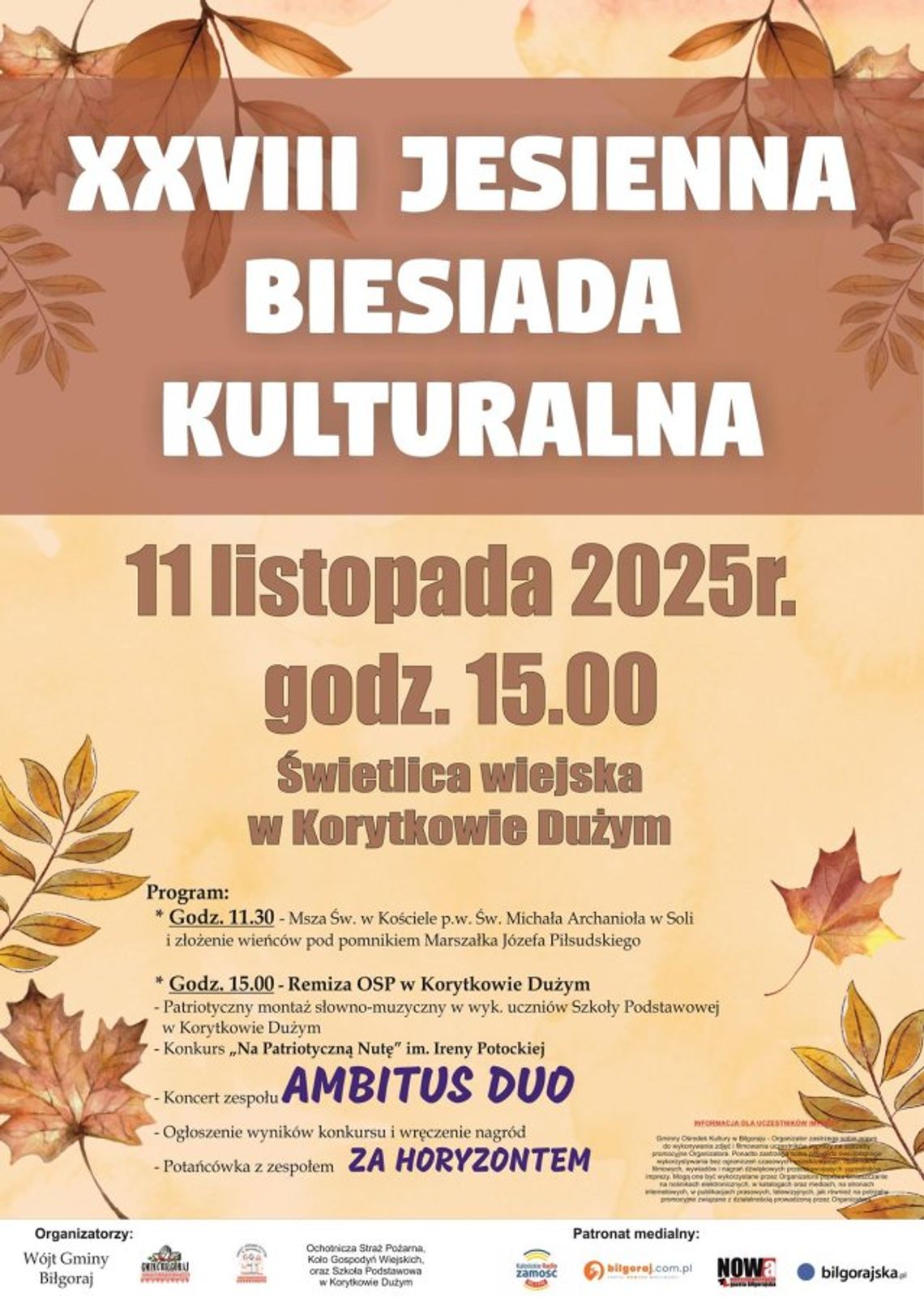 Korytków Duży: Jesienna Biesiada Teatralna Korytków Duży: Jesienna Biesiada Teatralna