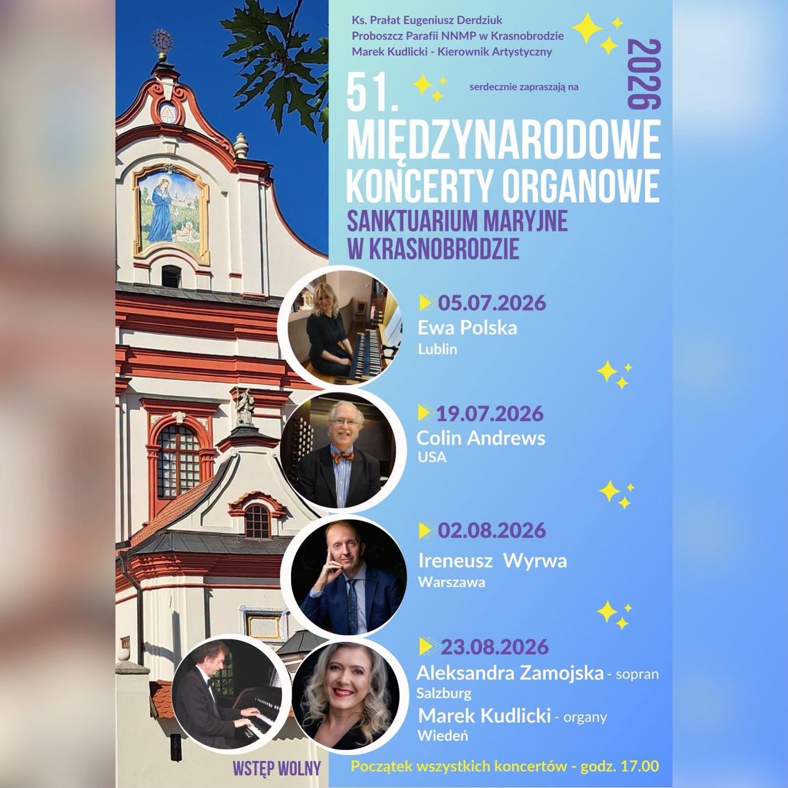 Krasnobród: 51. Międzynarodowe Koncerty Organowe 2026 Krasnobród: 51. Międzynarodowe Koncerty Organowe 2026