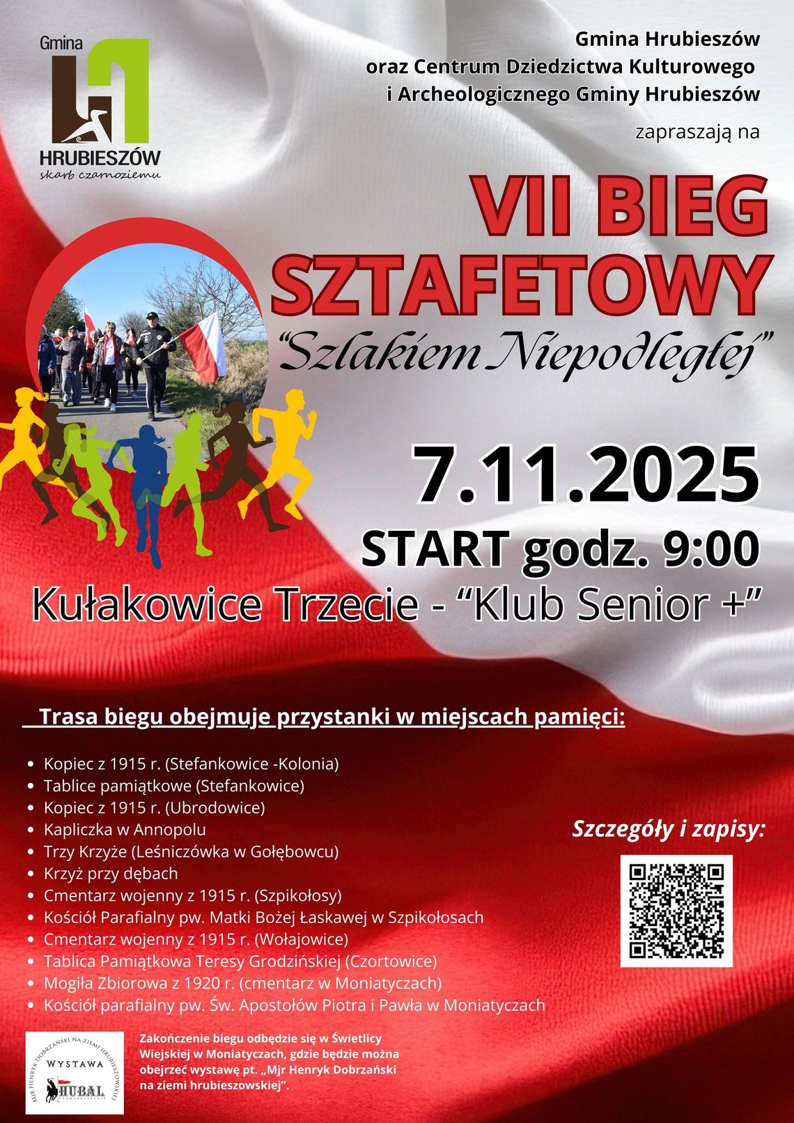 Kułakowice Trzecie: VII Bieg Sztafetowy z okazji Święta Niepodległości Kułakowice Trzecie: VII Bieg Sztafetowy z okazji Święta Niepodległości