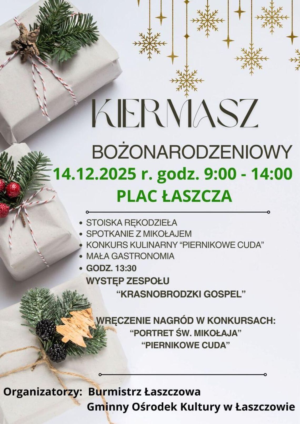 Łaszczów: Kiermasz Bożonarodzeniowy Łaszczów: Kiermasz Bożonarodzeniowy
