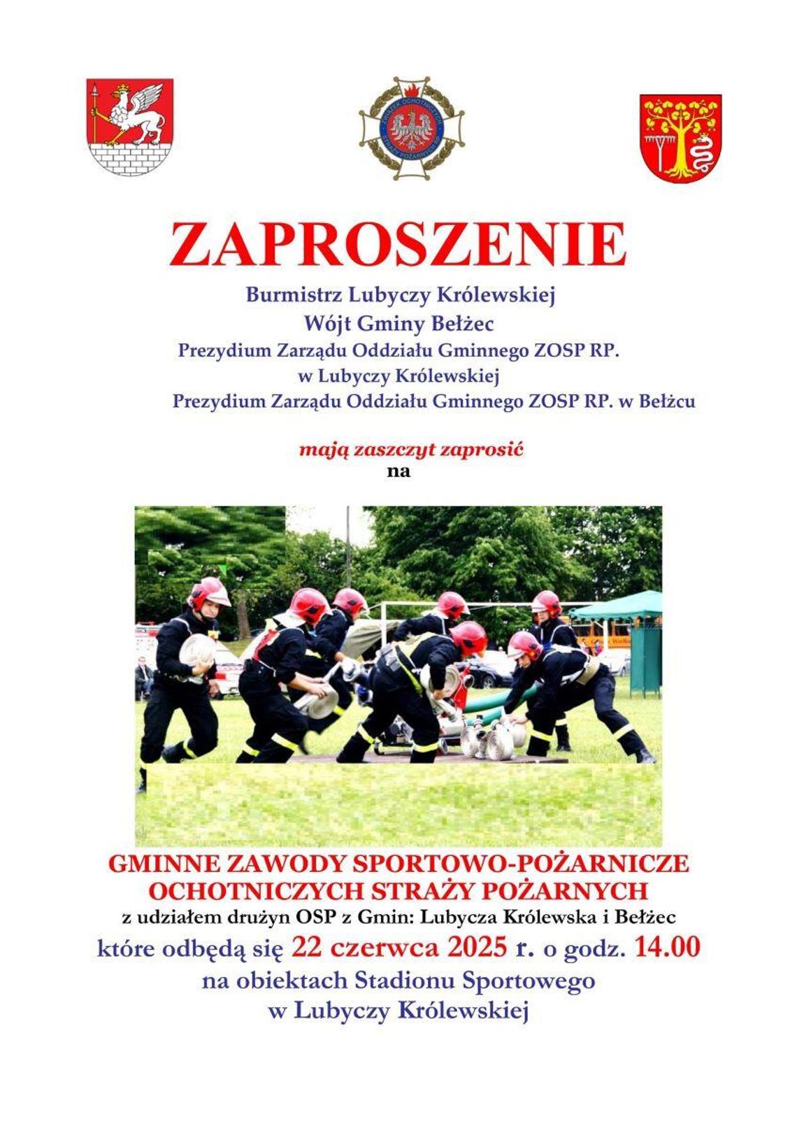 Lubycza Królewska: Gminne Zawody Sportowo-Pożarnicze Lubycza Królewska: Gminne Zawody Sportowo-Pożarnicze