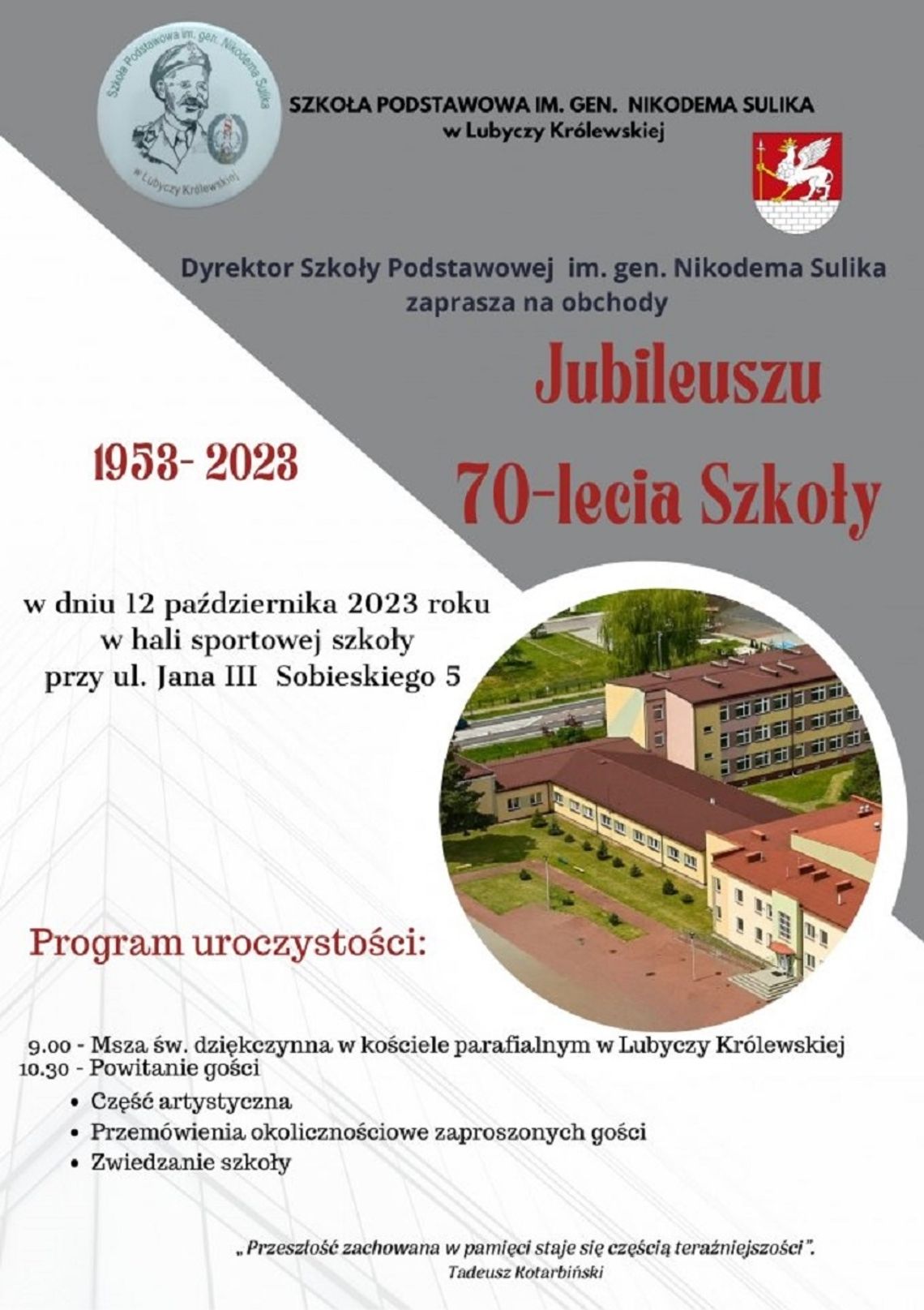 Lubycza Królewska: Jubileusz 70-lecia Szkoły Podstawowej Lubycza Królewska: Jubileusz 70-lecia Szkoły Podstawowej