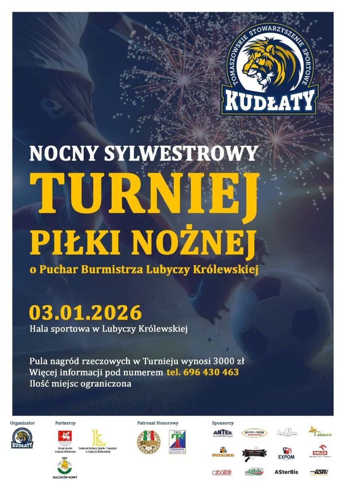 Lubycza Królewska: Nocny Sylwestrowy Turniej Piłki Nożnej