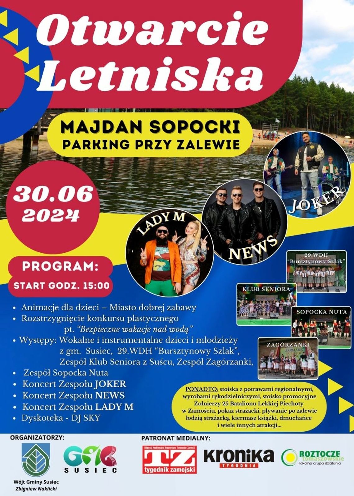 Majdan Sopocki: Otwarcie letniska Majdan Sopocki: Otwarcie letniska