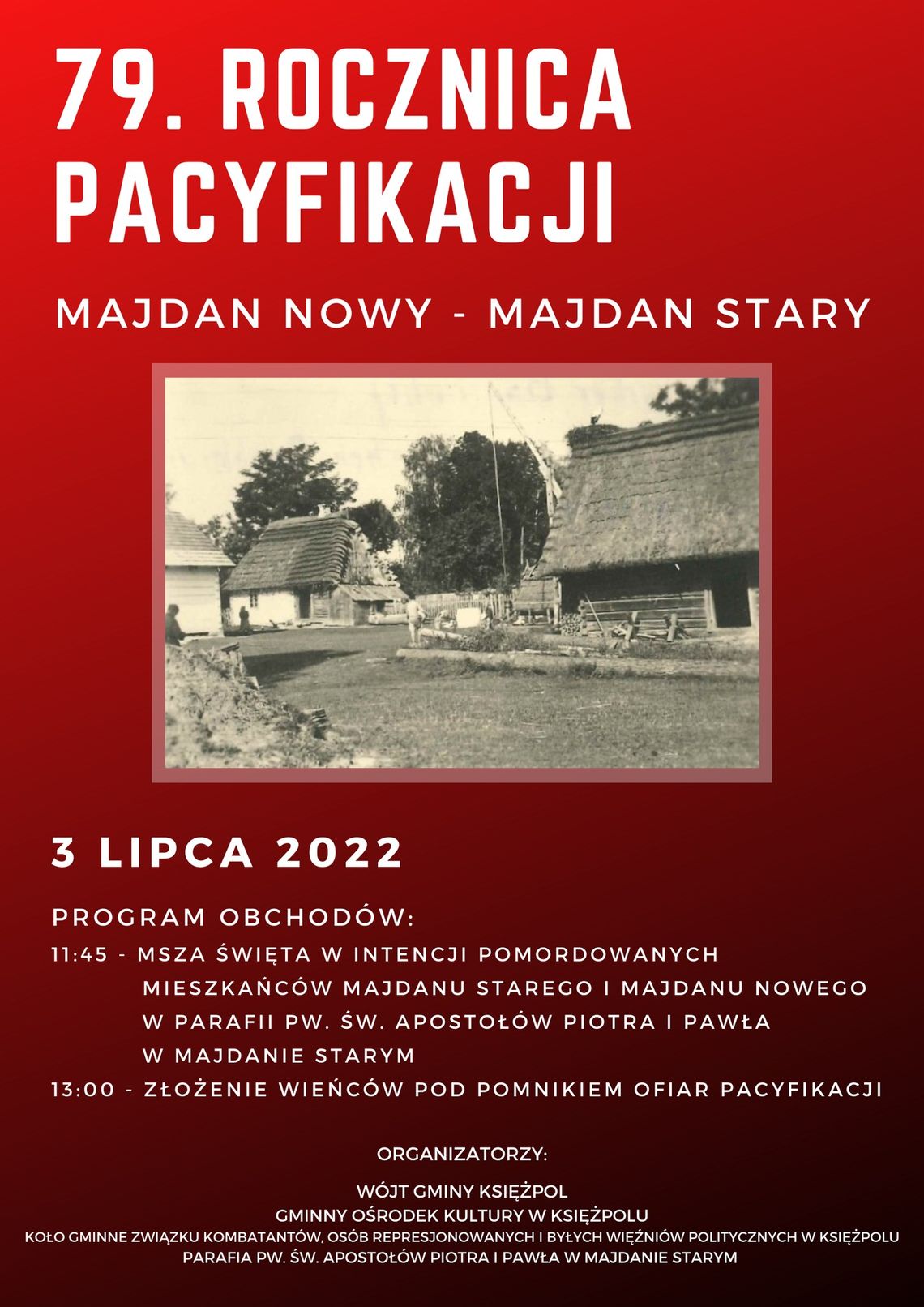 Majdan Stary: 79. obchody rocznicy pacyfikacji