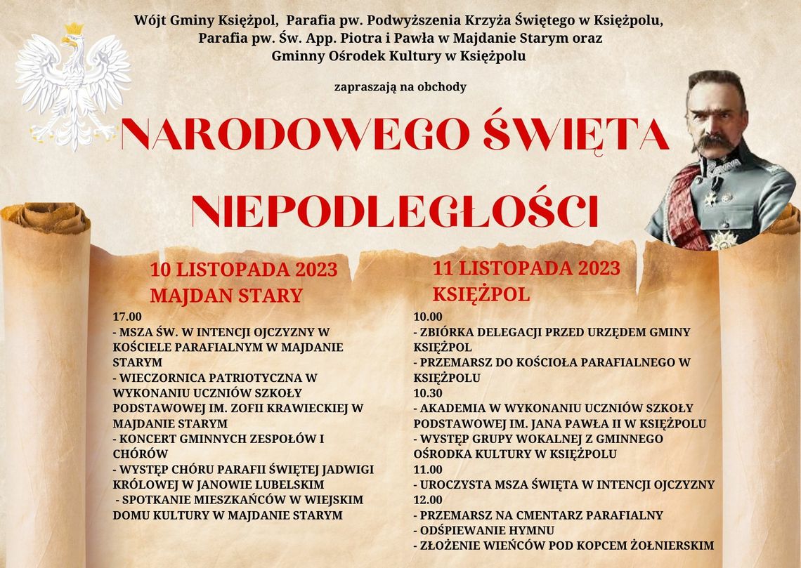Majdan Stary/Księżpol: Narodowe Święto Niepodległości