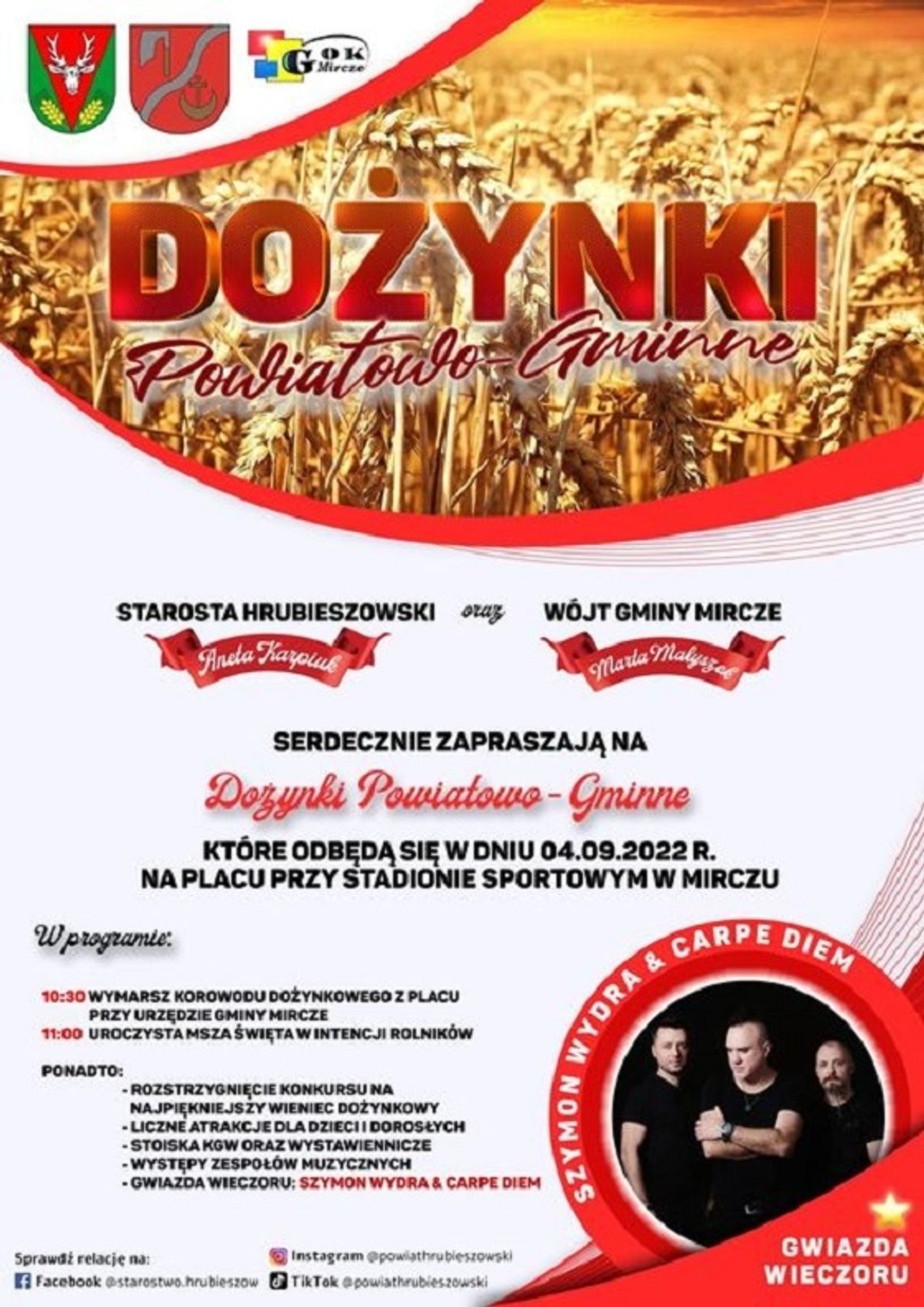 Mircze: Dożynki powiatu hrubieszowskiego Mircze: Dożynki powiatu hrubieszowskiego