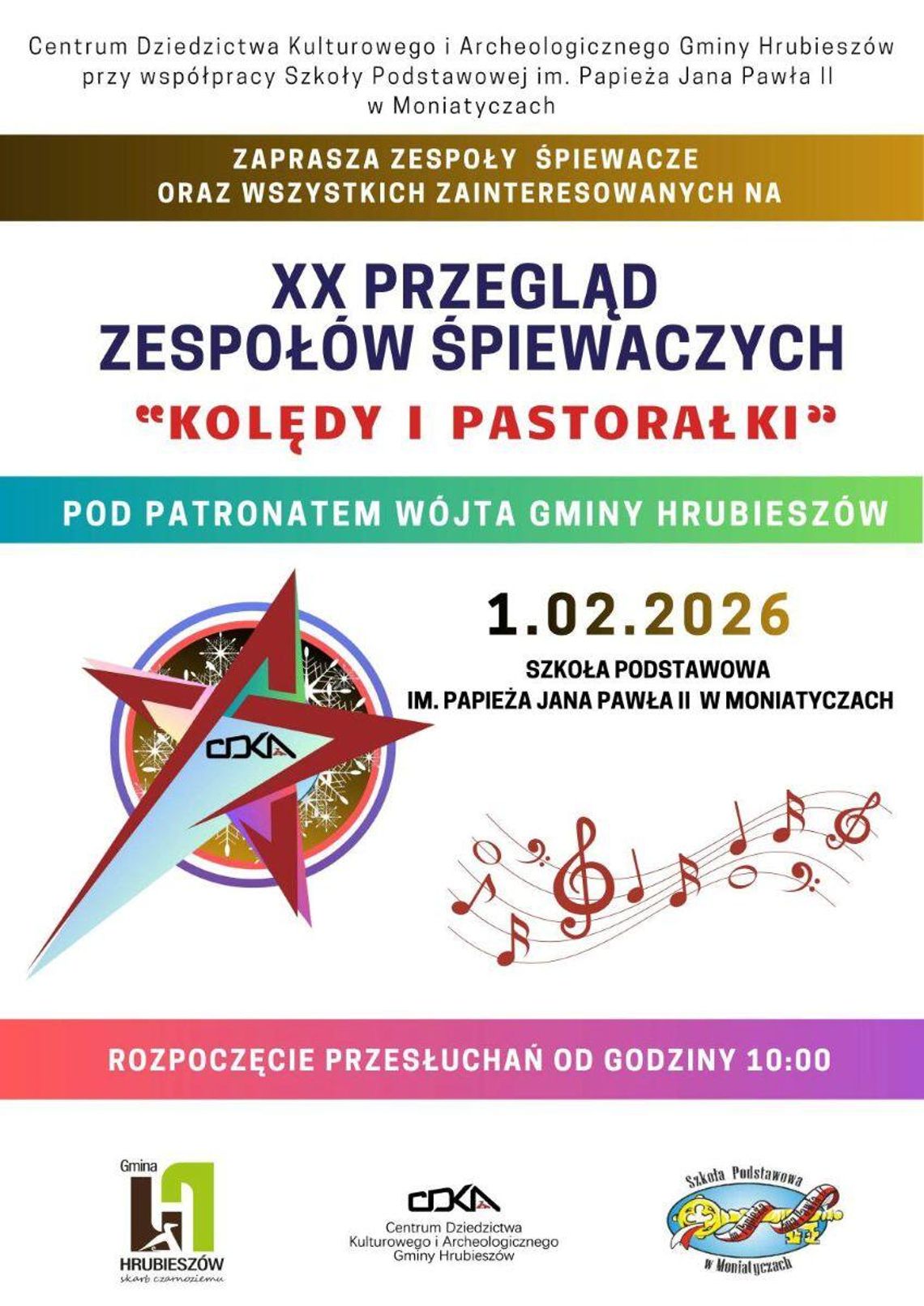 Moniatycze: XX Przegląd Zespołów Śpiewaczych „Kolędy i Pastorałki"
