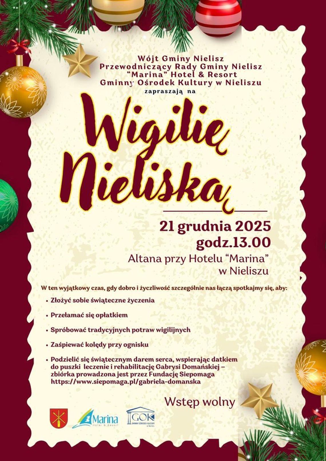 Nielisz 2025: Wigilia Nieliska