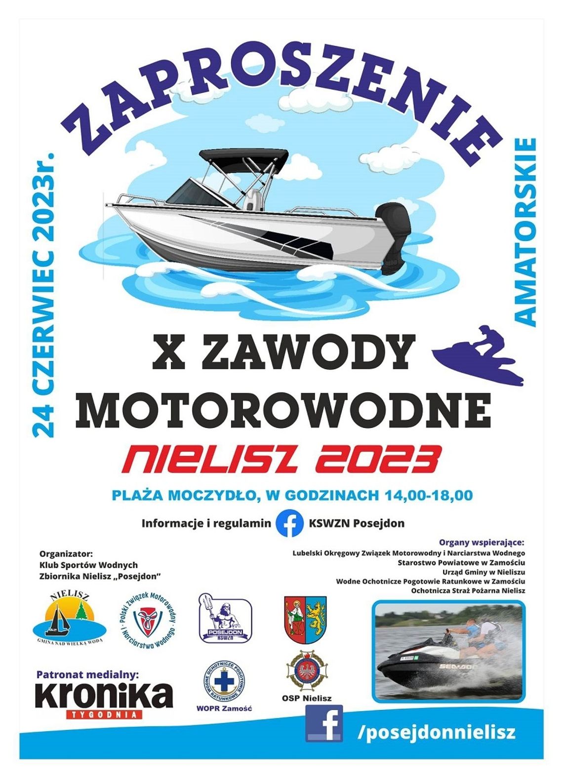 Nielisz: X Zawody Motorowodne