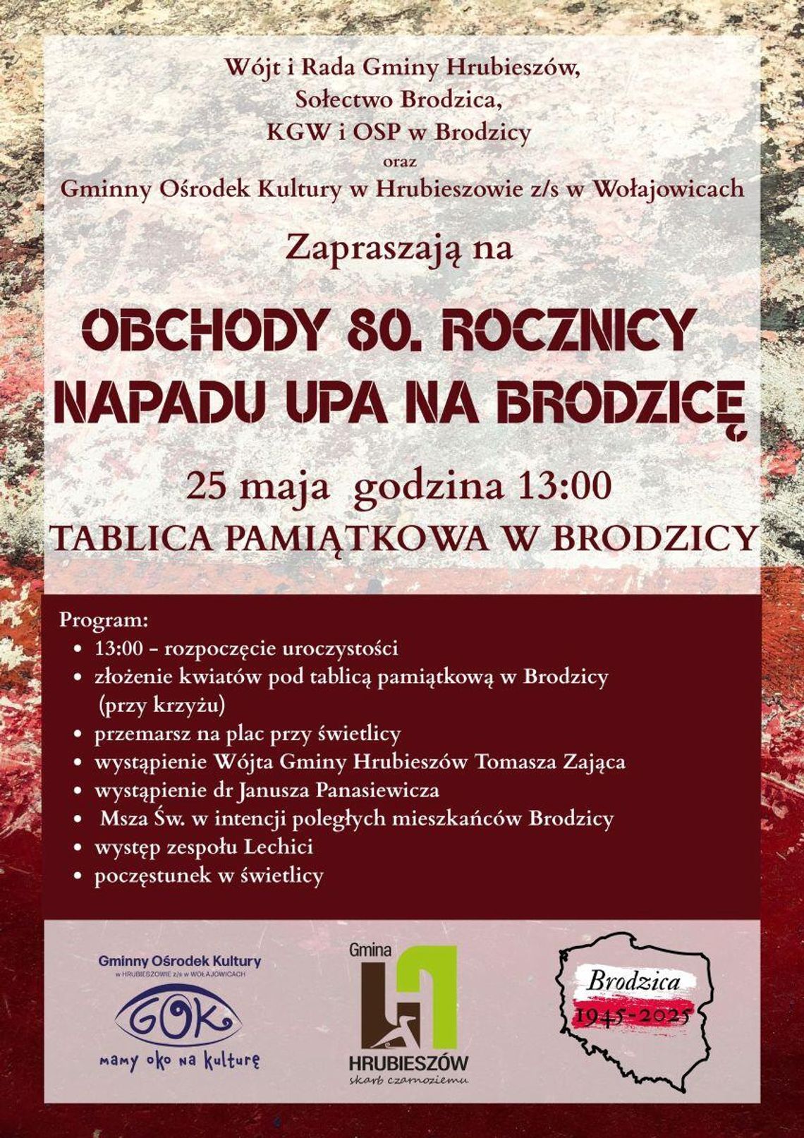 Obchody 80. rocznicy napadu UPA na Brodzicę