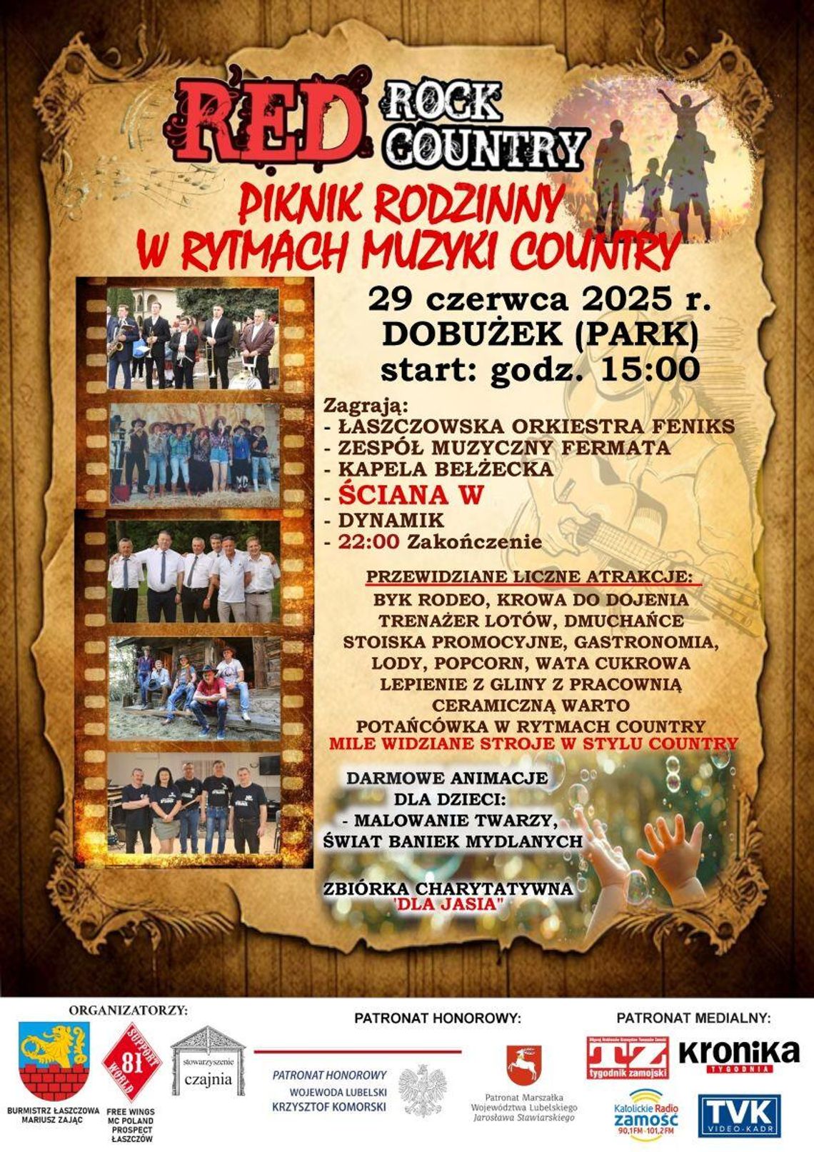 Piknik Rodzinny w Rytmach Muzyki Country – RED ROCK COUNTRY