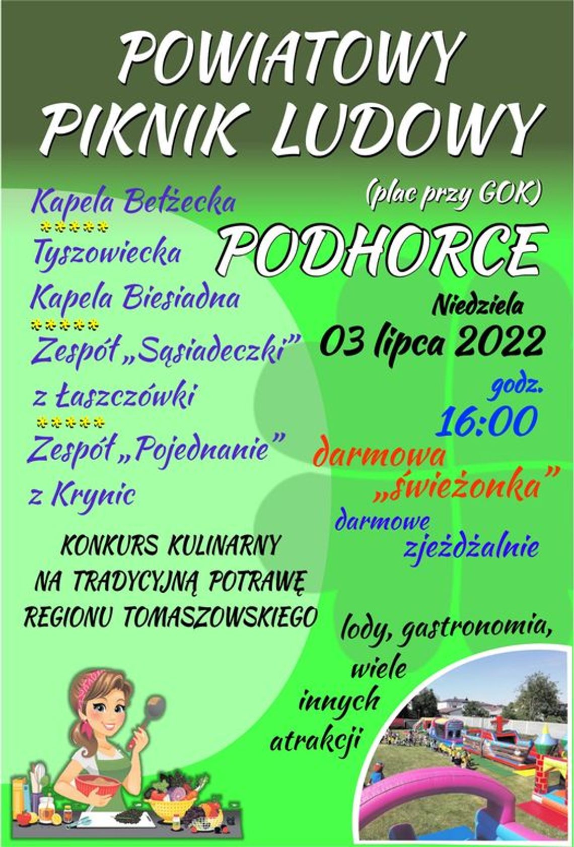 Podhorce: Powiatowy Piknik Ludowy Podhorce: Powiatowy Piknik Ludowy