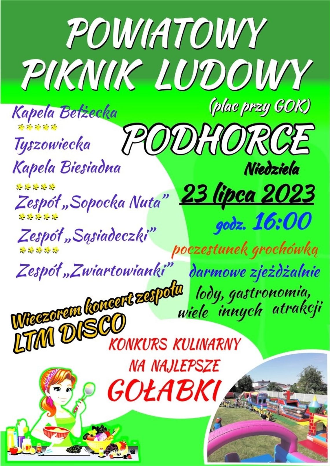 Podhorce: Powiatowy Piknik Ludowy