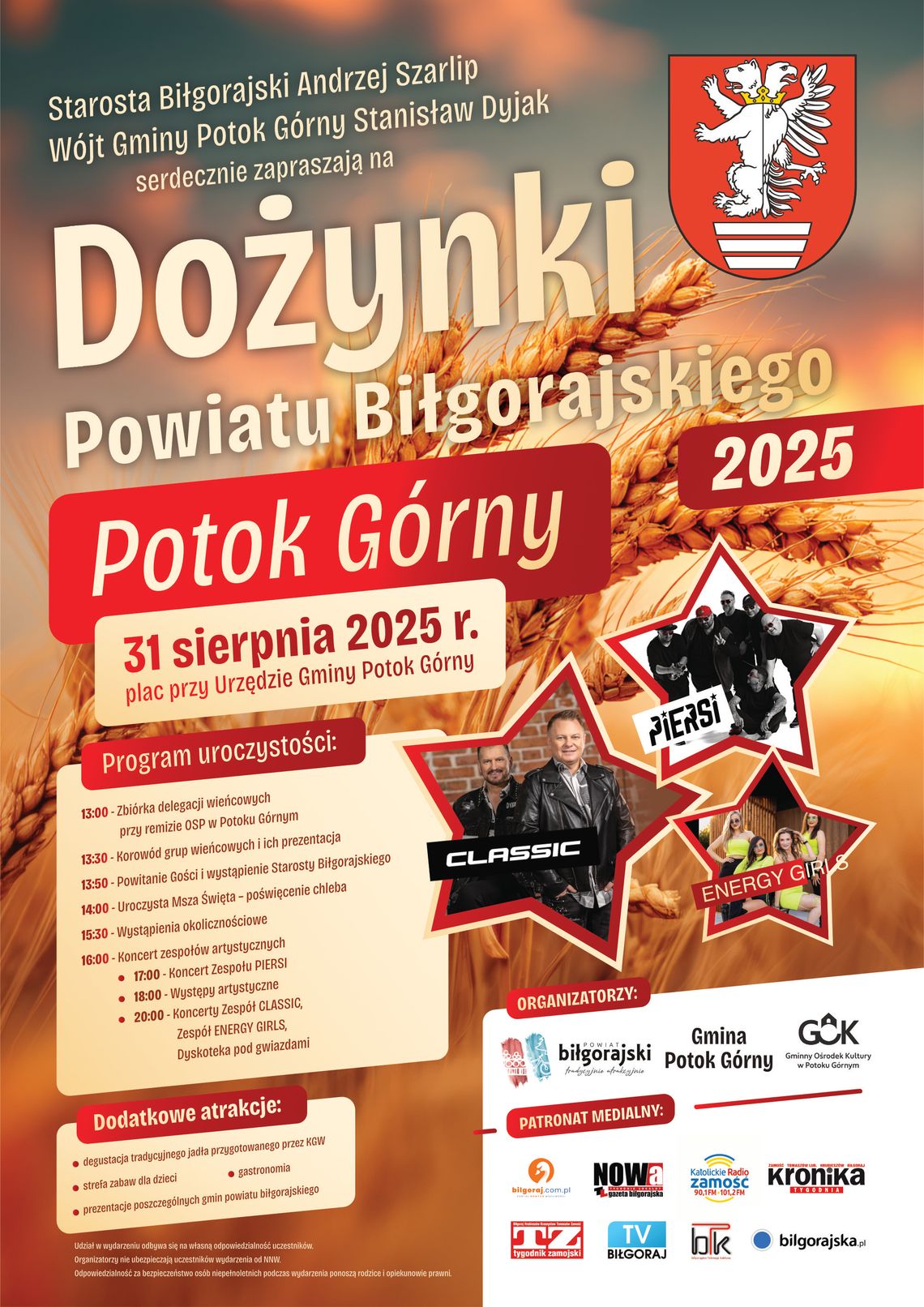 Potok Górny: Dożynki powiatu biłgorajskiego