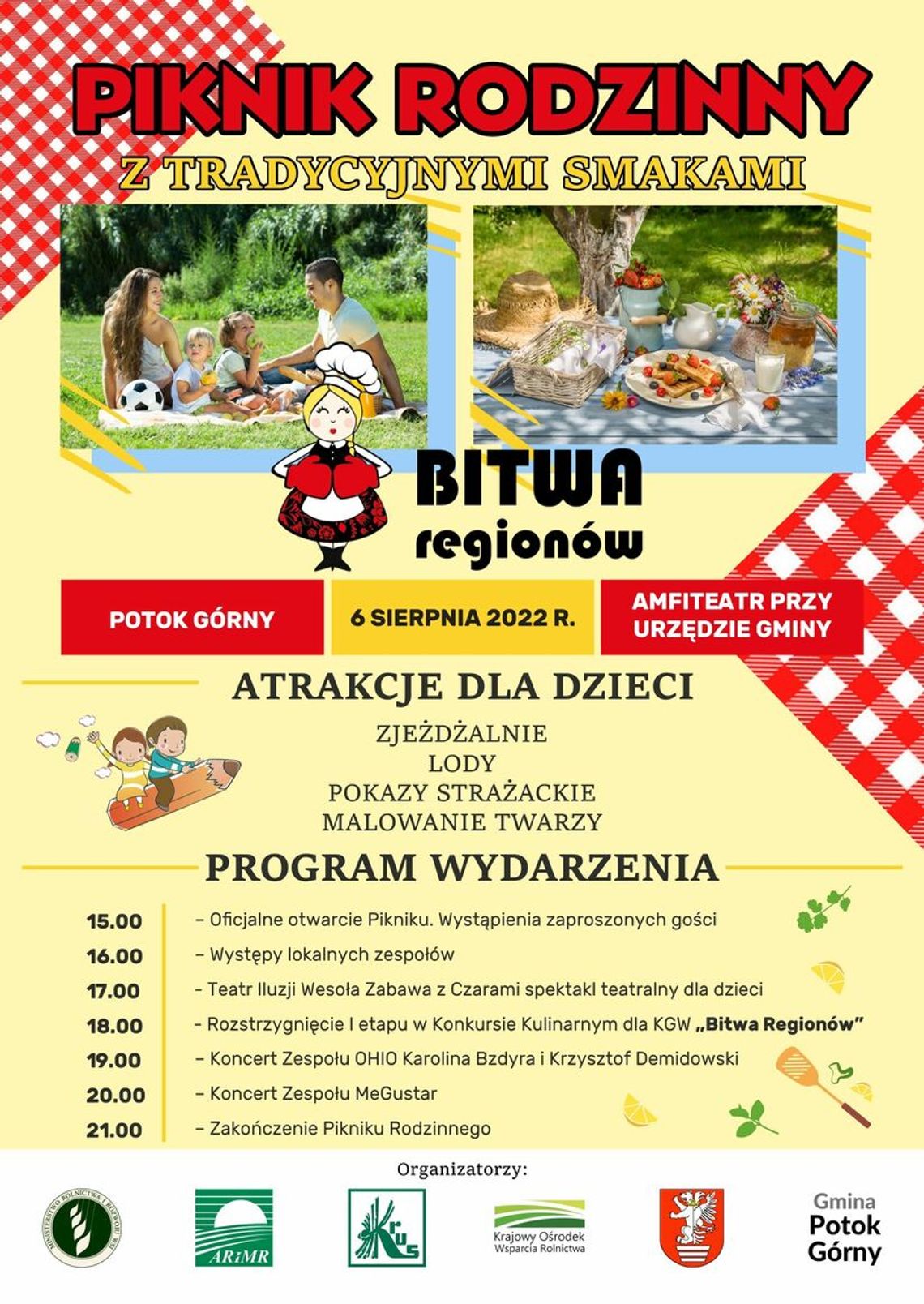 Potok Górny: Piknik rodzinny z tradycyjnymi smakami