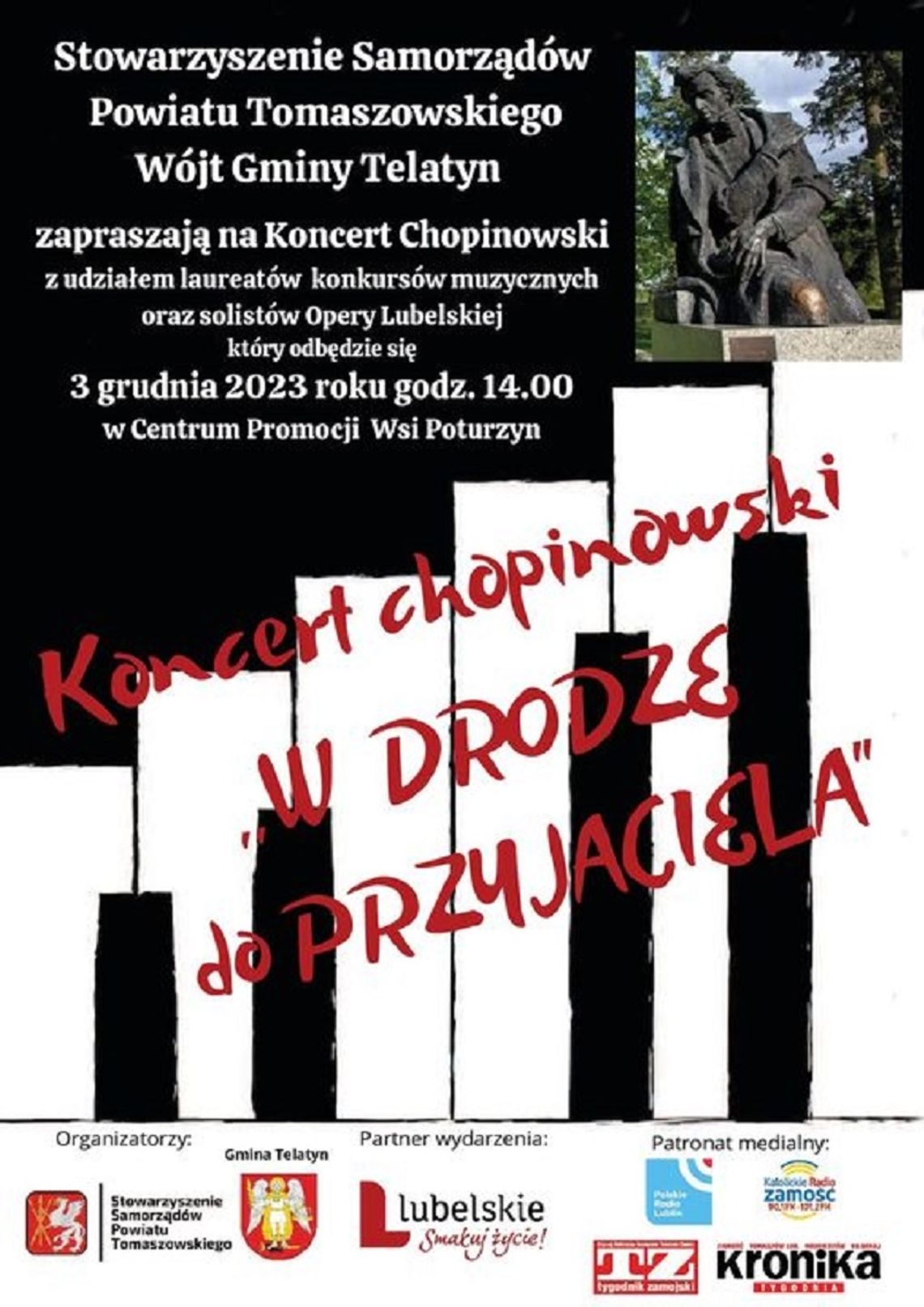 Poturzyn: Koncert chopinowski "W drodze do przyjaciela" Poturzyn: Koncert chopinowski "W drodze do przyjaciela"