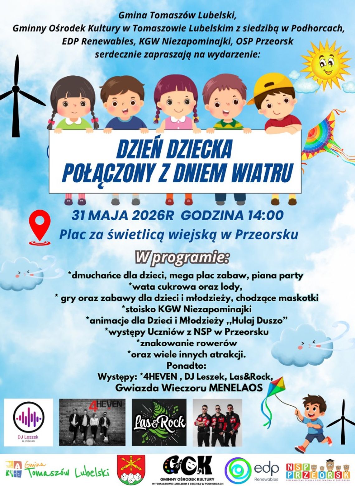 Przeorsk: Dzień Dziecka, Dzień Wiatru Przeorsk: Dzień Dziecka, Dzień Wiatru