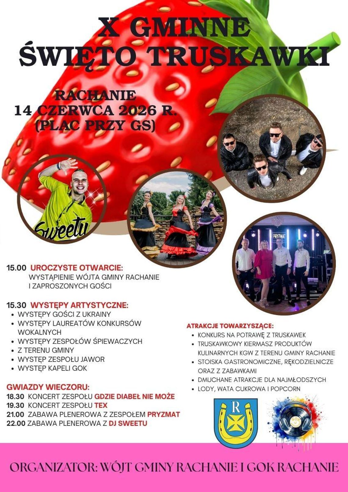 Rachanie: Gminne Święto Truskawki