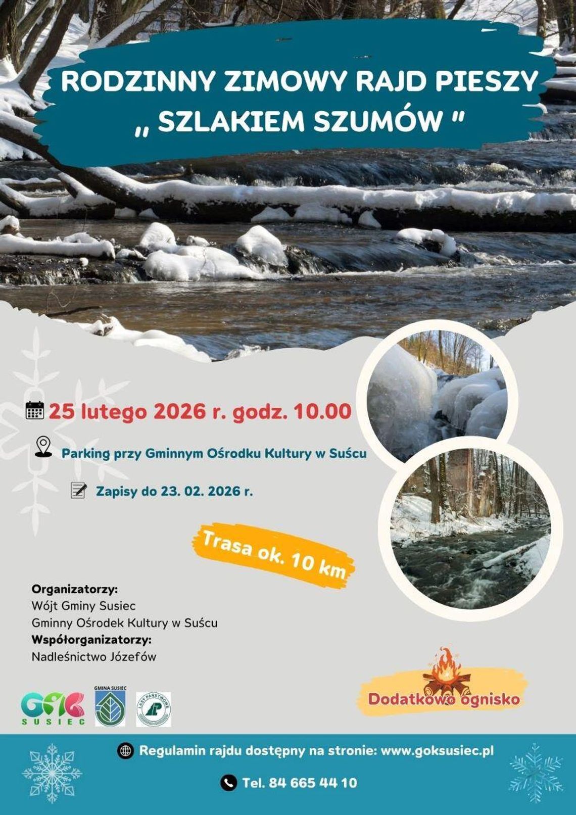 Rodzinny Zimowy Rajd Pieszy „Szlakiem Szumów”