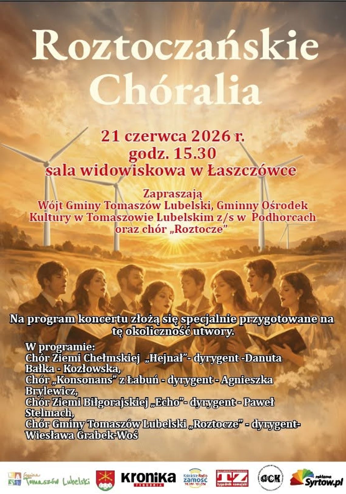 Roztoczańskie Chóralia 2026 Roztoczańskie Chóralia 2026