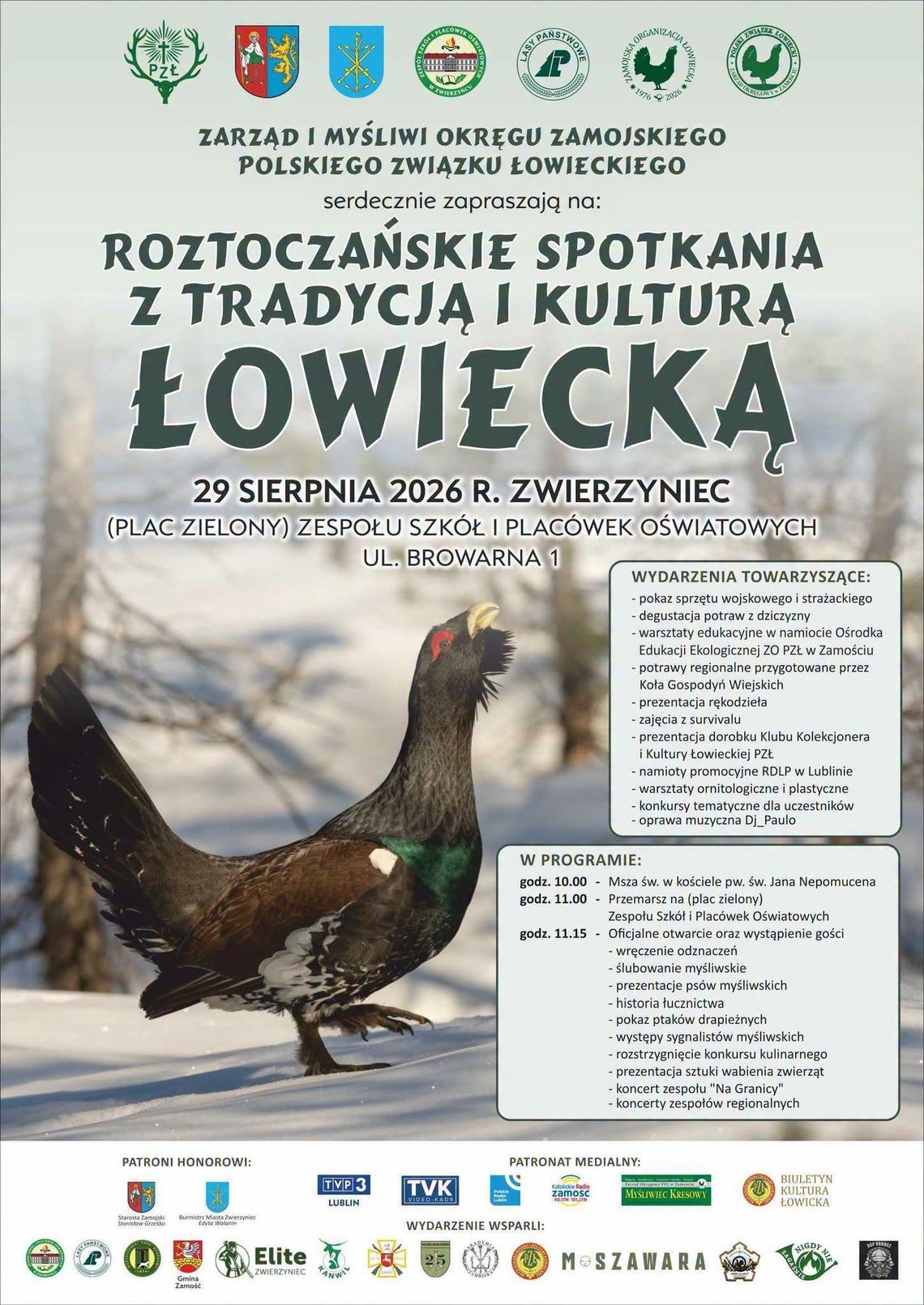 Roztoczańskie Spotkania z Tradycją i Kulturą Łowiecką Roztoczańskie Spotkania z Tradycją i Kulturą Łowiecką