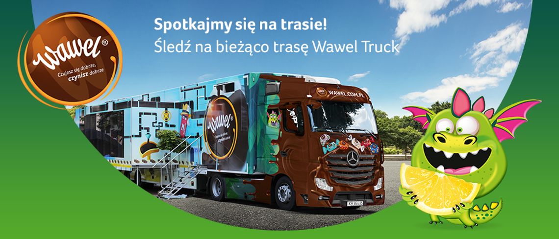 Słodka, interaktywna ciężarówka odwiedzi Łukową