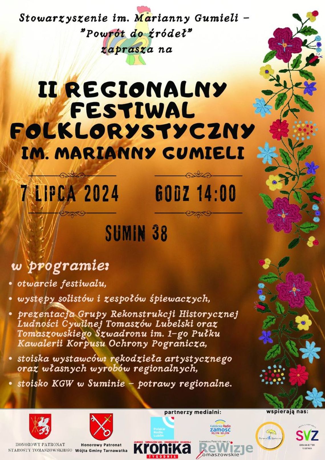 Sumin: II Regionalny Festiwal Folklorystyczny im. Marianny Gumieli Sumin: II Regionalny Festiwal Folklorystyczny im. Marianny Gumieli