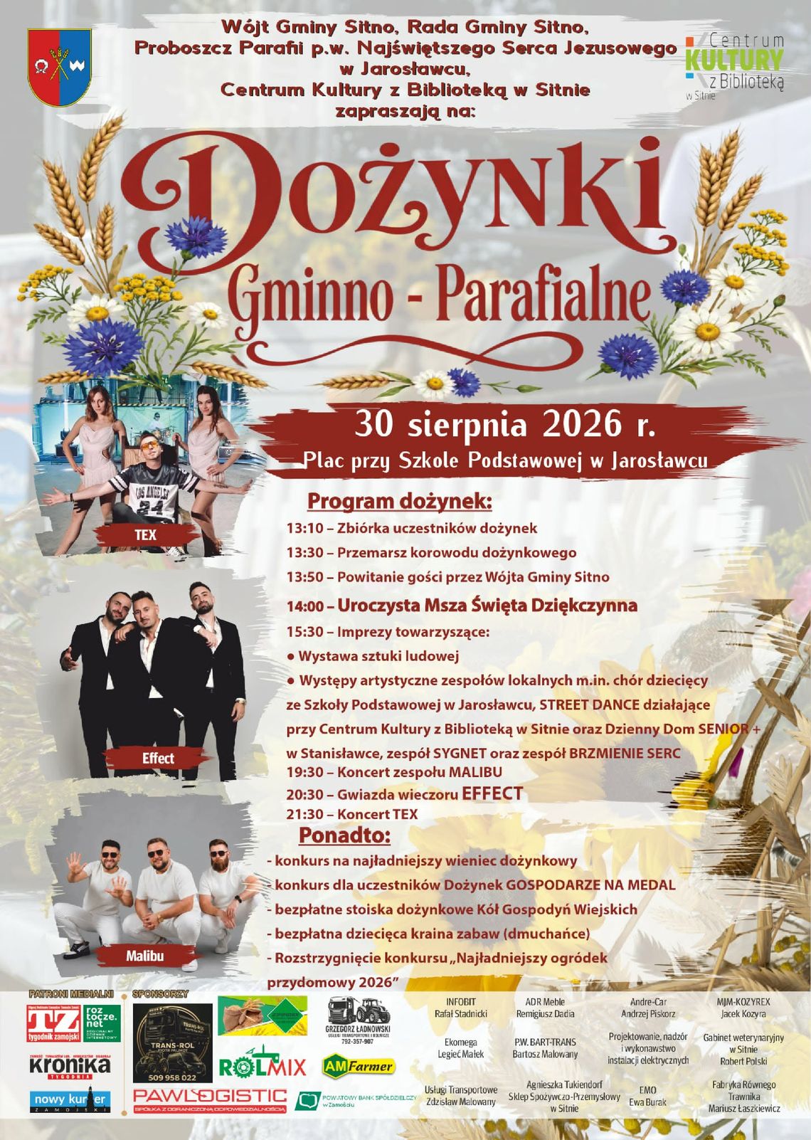Święto plonów w Jarosławcu Święto plonów w Jarosławcu