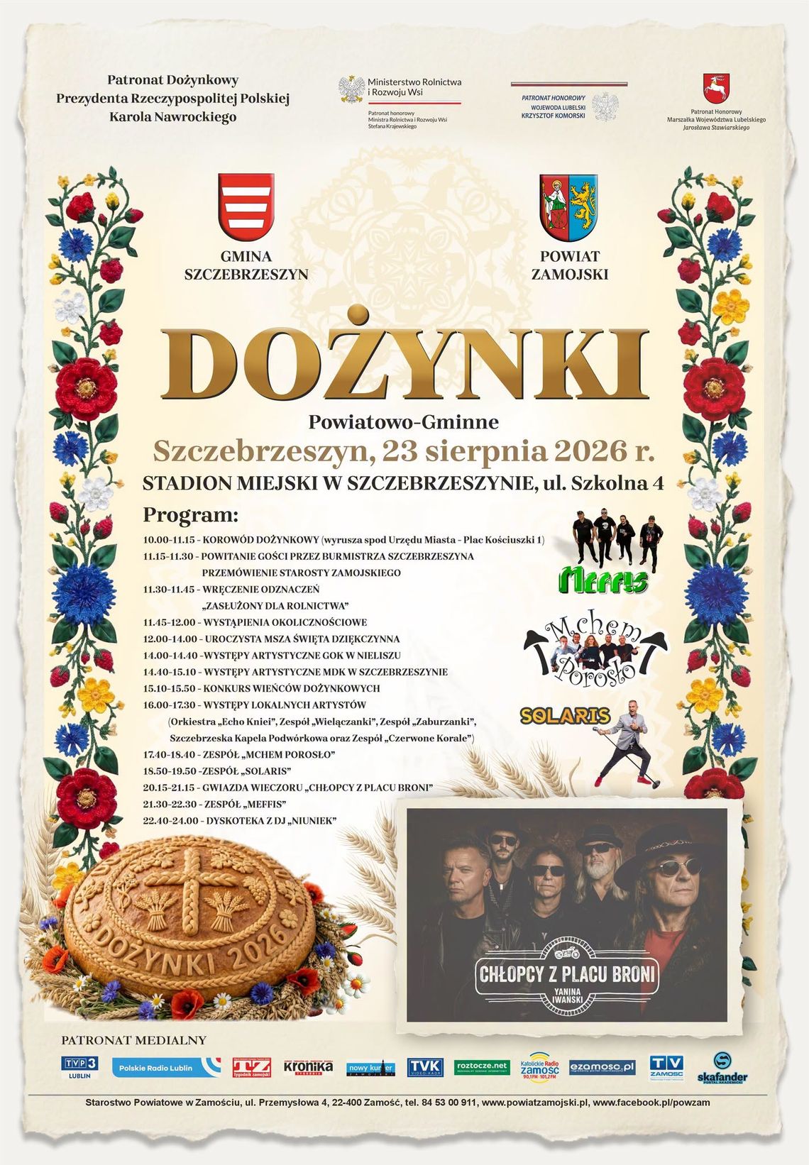 Szczebrzeszyn: Dożynki Powiatowo-Gminne Szczebrzeszyn: Dożynki Powiatowo-Gminne