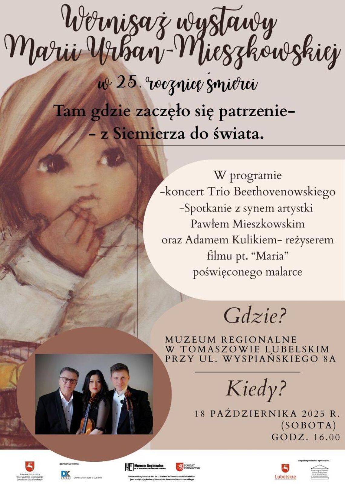 Tomaszów Lub.: Wernisaż wystawy Marii Urban-Mieszkowskiej w 25. rocznicę śmierci Tomaszów Lub.: Wernisaż wystawy Marii Urban-Mieszkowskiej w 25. rocznicę śmierci