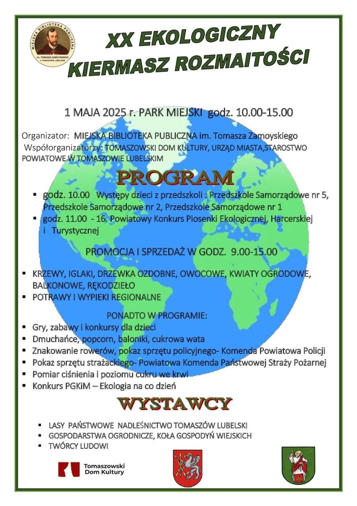 Tomaszów Lubelski: Ekologiczny Kiermasz Rozmaitości