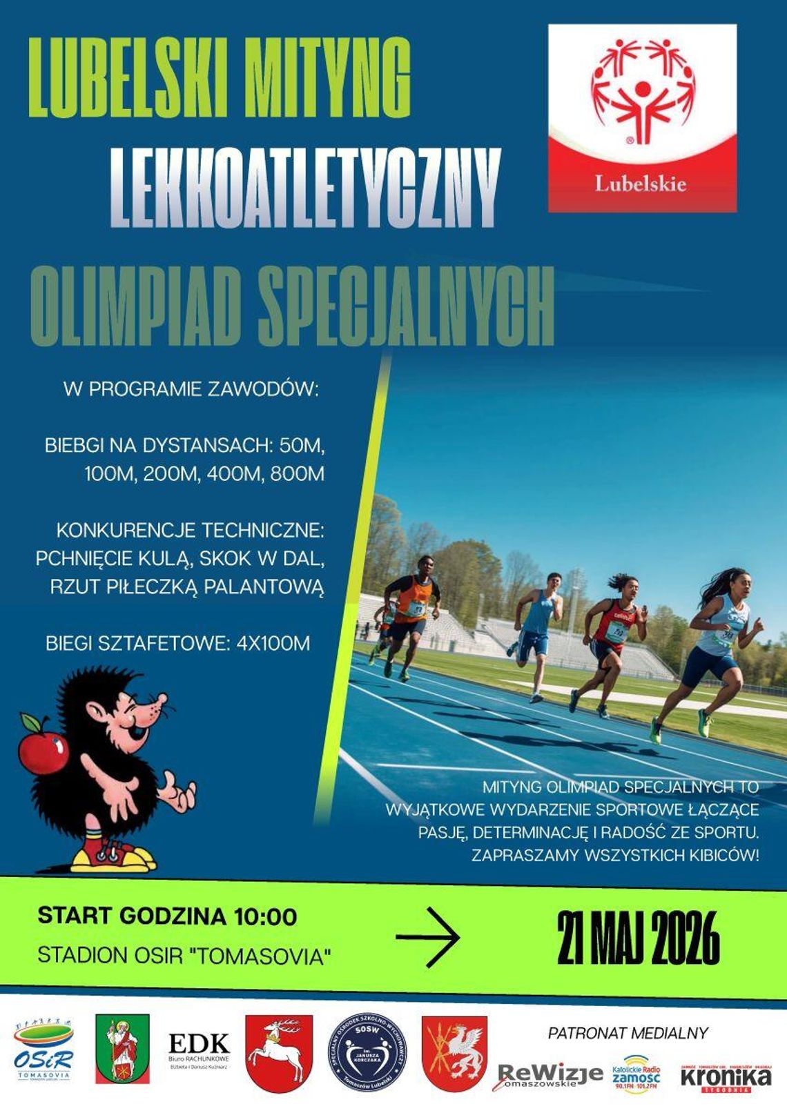 Tomaszów Lubelski: Lubelski Mityng Lekkoatletyczny Olimpiad Specjalnych