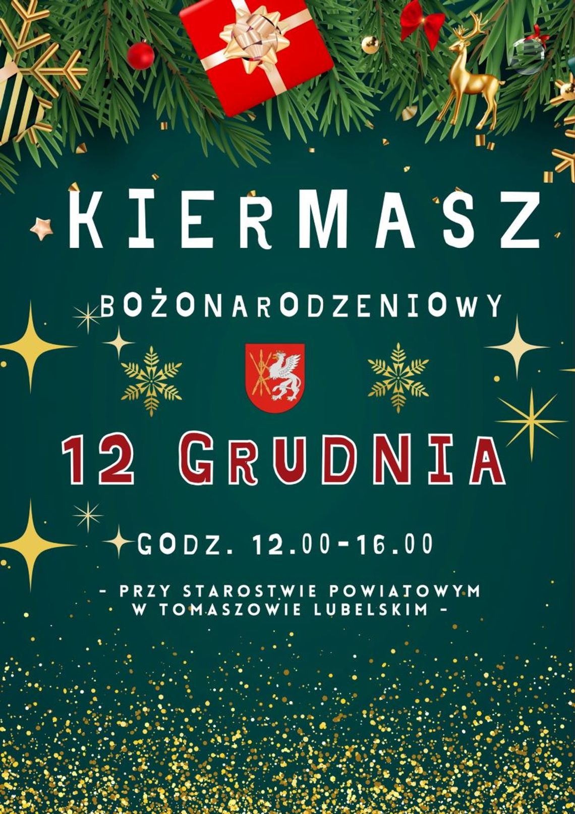 Tomaszów Lubelski: Powiatowy Kiermasz Bożonarodzeniowy