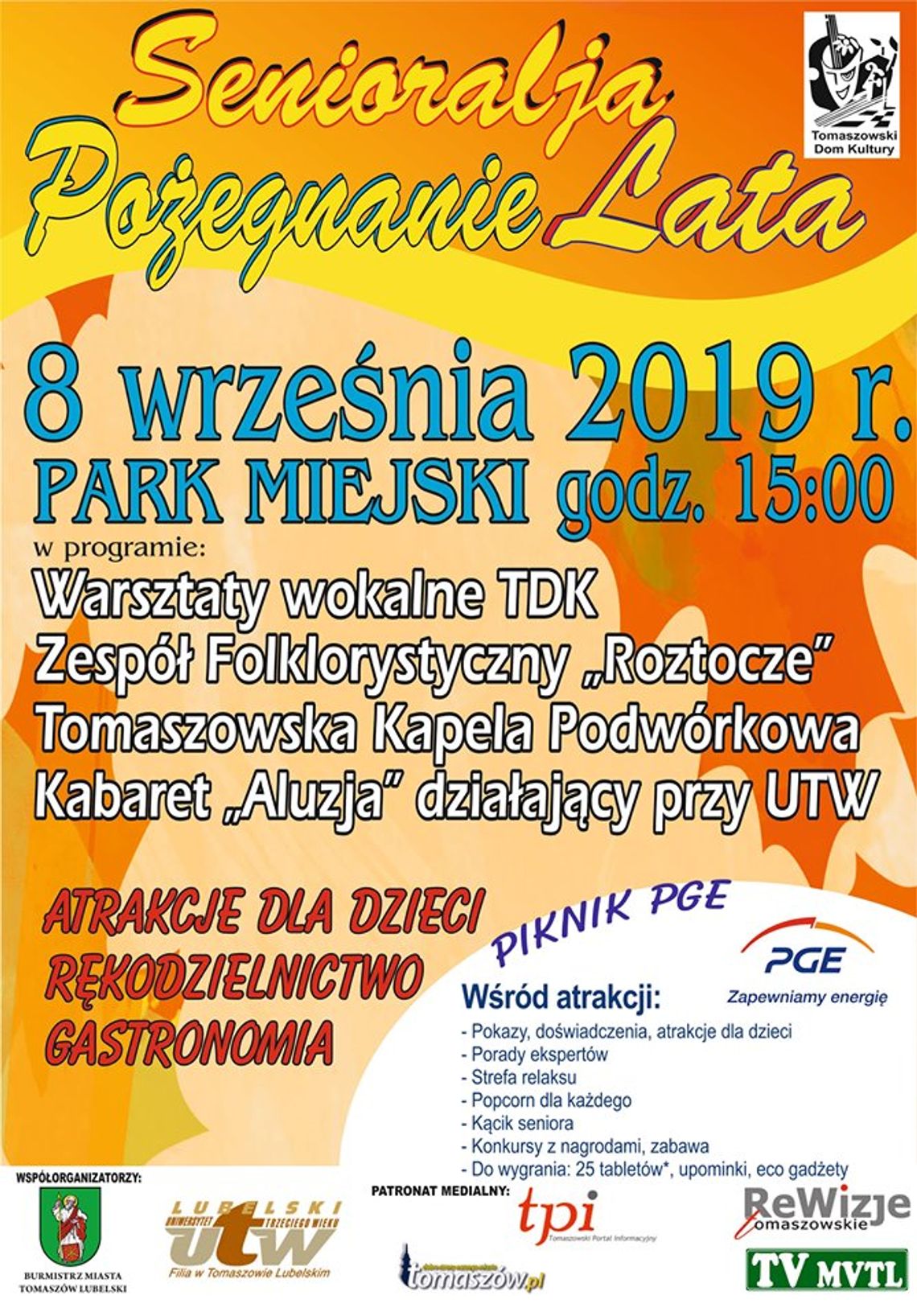 Tomaszów Lubelski: Pożegnania lata w parku