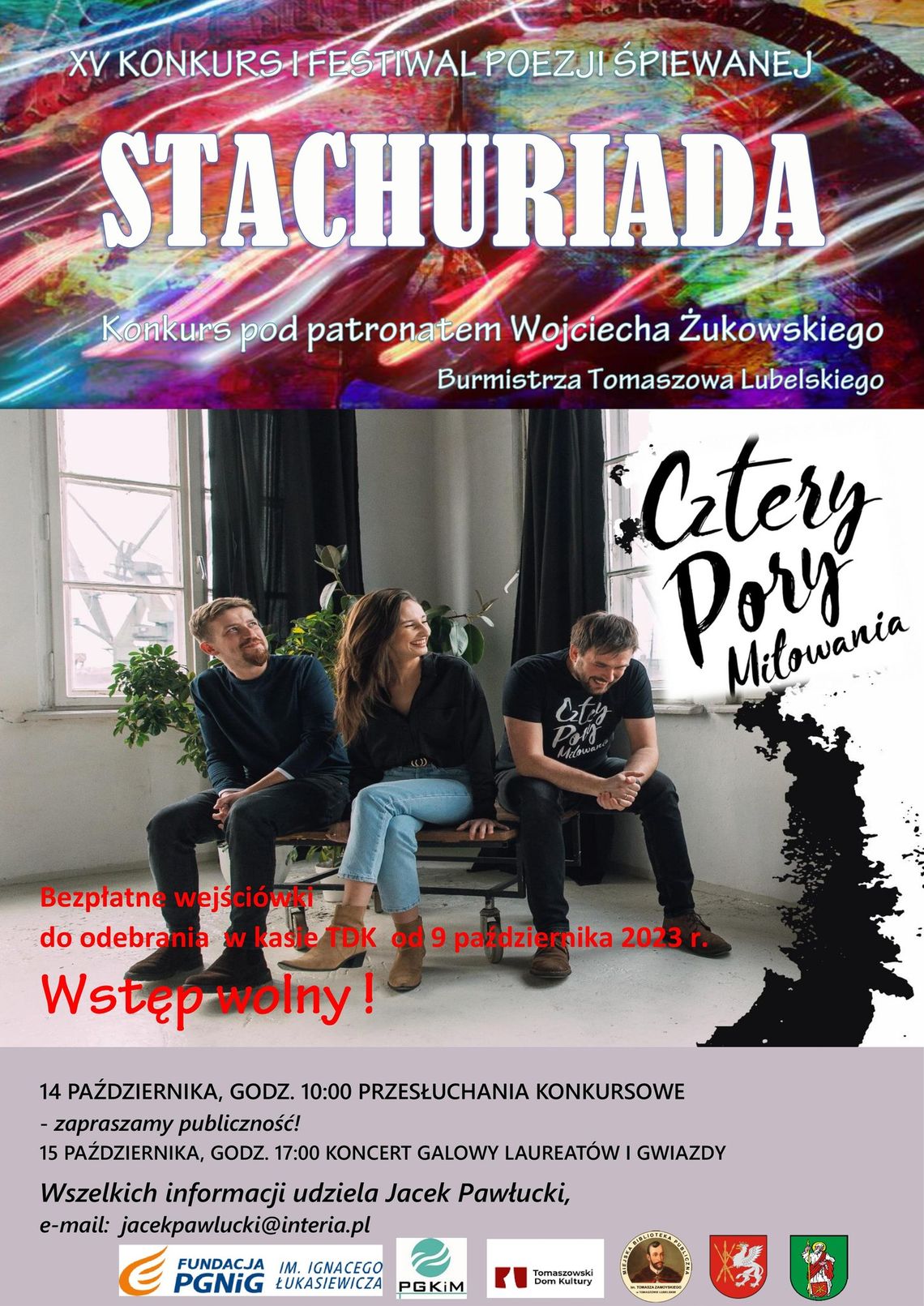 Tomaszów Lubelski: XV Festiwal Piosenki Śpiewanej STACHURIADA