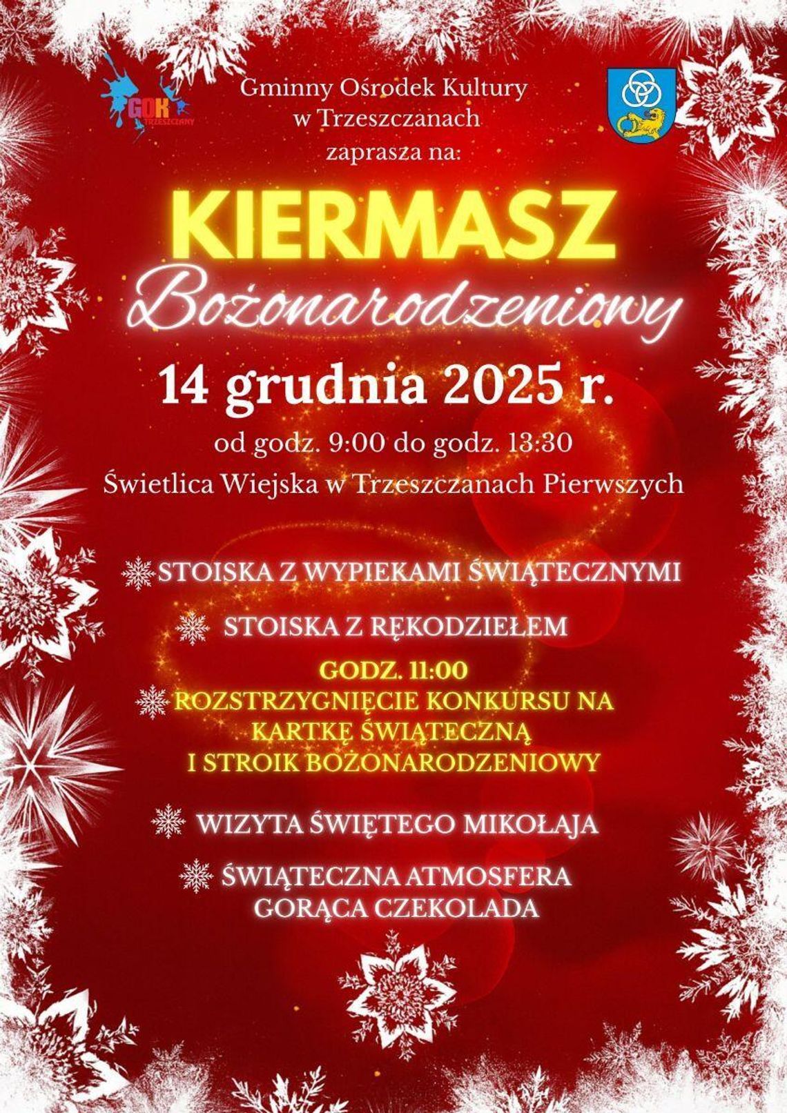 Trzeszczany: Kiermasz Bożonarodzeniowy
