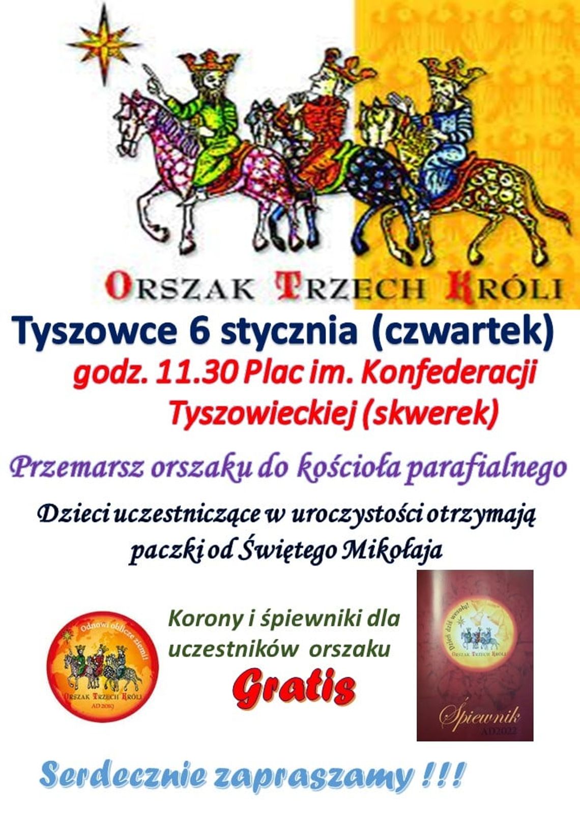 Tyszowce: Orszak Trzech Króli Tyszowce: Orszak Trzech Króli